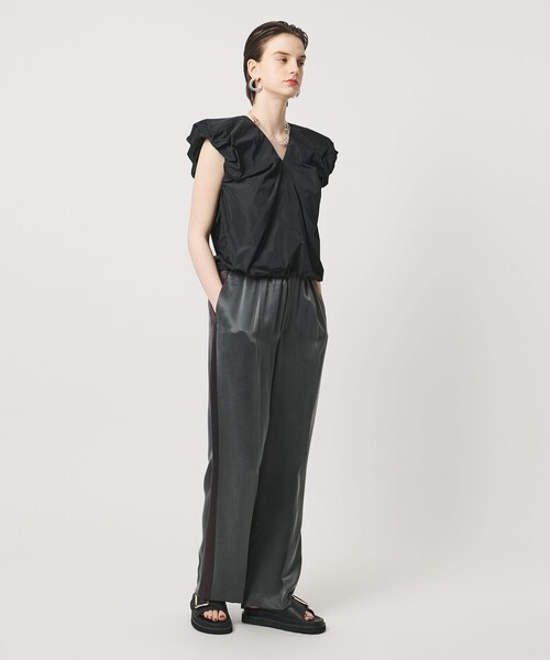 ASTRAET(アストラット)の「<ASTRAET>タフタ バルーン ノースリーブブラウス(シャツ/ブラウス・レディース・ライトピンク/ブラック/ホワイト・FREE)」の9枚目の写真