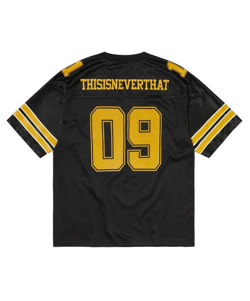 thisisneverthat(ディスイズネバーザット)の「Football Jersey(Tシャツ/カットソー・メンズ・ブラック/オレンジ・L/M/S/XL)」の6枚目の写真