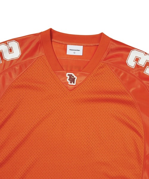 thisisneverthat(ディスイズネバーザット)の「Football Jersey(Tシャツ/カットソー・メンズ・ブラック/オレンジ・L/M/S/XL)」の5枚目の写真