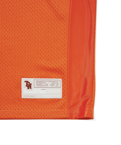 thisisneverthat(ディスイズネバーザット)の「Football Jersey(Tシャツ/カットソー・メンズ・ブラック/オレンジ・L/M/S/XL)」の4枚目の写真