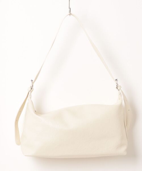Anclear oui（アンクリアウィ）の「ワンハンドルショルダーバッグ（ショルダーバッグ・レディース・White/Black・F）」の13枚目の写真