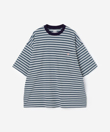 DANTON | ボーダー クルーネック 半袖ポケットTシャツ MEN