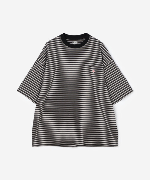 DANTON(ダントン)の「DANTON | ボーダー クルーネック 半袖ポケットTシャツ MEN(Tシャツ/カットソー・メンズ・ブルー系その他/ブラック系その他・L/M)」の3枚目の写真