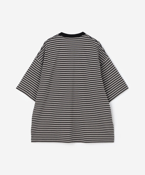 DANTON(ダントン)の「DANTON | ボーダー クルーネック 半袖ポケットTシャツ MEN(Tシャツ/カットソー・メンズ・ブルー系その他/ブラック系その他・L/M)」の4枚目の写真