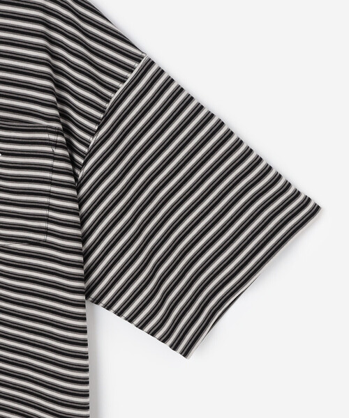 DANTON(ダントン)の「DANTON | ボーダー クルーネック 半袖ポケットTシャツ MEN(Tシャツ/カットソー・メンズ・ブルー系その他/ブラック系その他・L/M)」の6枚目の写真