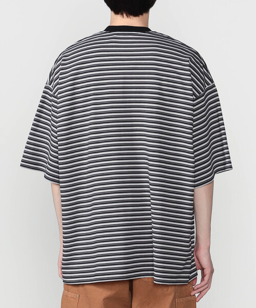 DANTON(ダントン)の「DANTON | ボーダー クルーネック 半袖ポケットTシャツ MEN(Tシャツ/カットソー・メンズ・ブルー系その他/ブラック系その他・L/M)」の11枚目の写真