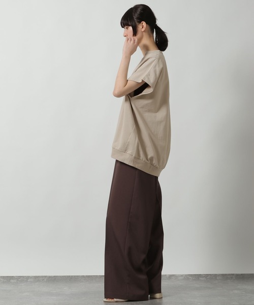 LAKOLE(ラコレ)の「インレイキーネックプルオーバー / 669195(Tシャツ/カットソー・レディース・グレー/サンドグレー/レッド・FREE)」の20枚目の写真