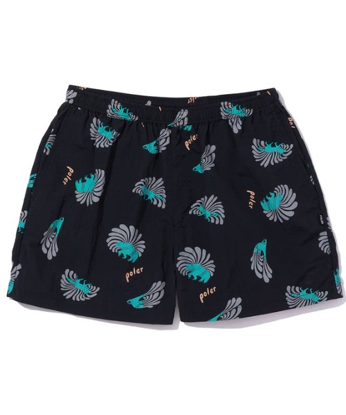 POLeR(ポーラー)の「POLER CRITTER SHORTS(その他パンツ・メンズ・ブラック・L)」の1枚目の写真