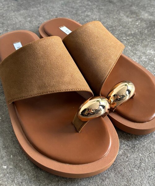 DouDou（ドゥドゥ）の「GOLDリングサンダル（サンダル・レディース・ブラック/キャメル/ブラウン・LARGE/MEDIUM/SMALL/X-LARGE）」の18枚目の写真