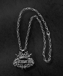 ATMARK（アットマーク）の「《フリーサイズ　/　UNISEX　》トライバルクラウンデザインネックレス（ネックレス）」