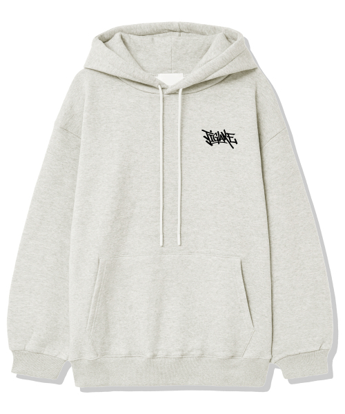 TI.GLAKE（ティーグレイク）の「ザシリフ 起毛フードパーカー オートミール（パーカー・レディース・その他・LARGE/X-LARGE/XX-LARGE）」の2枚目の写真