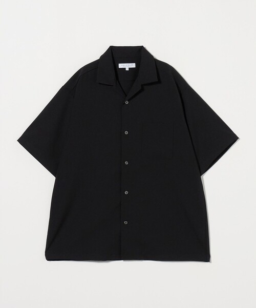 A DAY IN THE LIFE UNITED ARROWS(アデイインザライフユナイテッドアローズ)の「ウールライク トロピカル オープンカラーシャツ-吸水速乾-<A DAY IN THE LIFE>(シャツ/ブラウス・メンズ・ライトピンク/ターコイズブルー系/ブラック・S/M/L)」の2枚目の写真