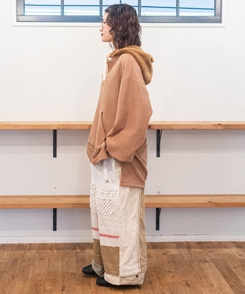 masterkey（マスターキー）の「mpa4098- METRO-HOODIE ロングニットパーカー(MK27A-C-20)（パーカー・メンズ・キャメル/グレー/ブラック・FREE）」の7枚目の写真