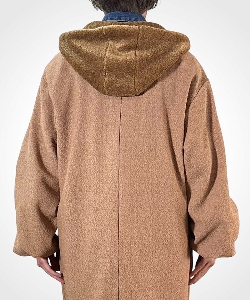 masterkey（マスターキー）の「mpa4098- METRO-HOODIE ロングニットパーカー(MK27A-C-20)（パーカー・メンズ・キャメル/グレー/ブラック・FREE）」の11枚目の写真