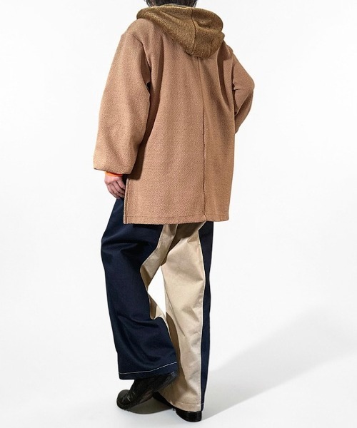 masterkey（マスターキー）の「mpa4098- METRO-HOODIE ロングニットパーカー(MK27A-C-20)（パーカー・メンズ・キャメル/グレー/ブラック・FREE）」の14枚目の写真