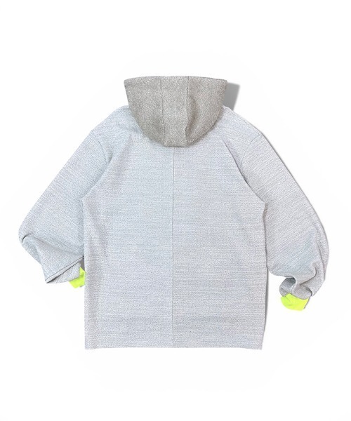 masterkey（マスターキー）の「mpa4098- METRO-HOODIE ロングニットパーカー(MK27A-C-20)（パーカー・メンズ・キャメル/グレー/ブラック・FREE）」の21枚目の写真