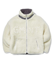 GARMENTS FAB（ガーメンツファブ）の「Flower Crochet Sherpa Jacket (CREAM)（その他アウター）」