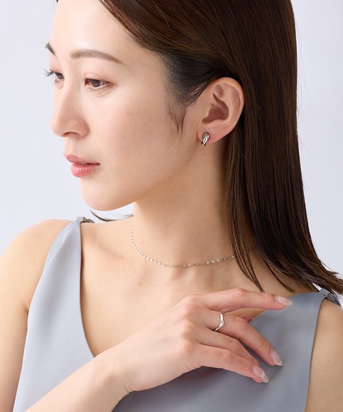 CALIN STANDARD(カリンスタンダード)の「◆金属アレルギー対応◆◆made in japan◆【痛くない】【落ちにくい】【片手で簡単】 ニュアンスライン マグネットイヤリング(イヤリング・レディース・ゴールド/シルバー・FREE)」の7枚目の写真
