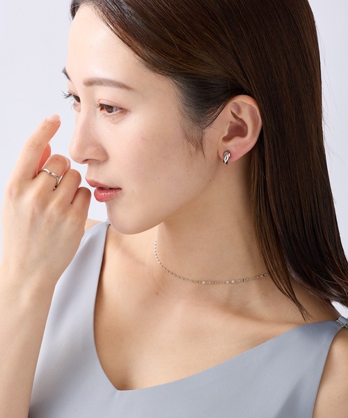 CALIN STANDARD(カリンスタンダード)の「◆金属アレルギー対応◆◆made in japan◆【痛くない】【落ちにくい】【片手で簡単】 ニュアンスライン マグネットイヤリング(イヤリング・レディース・ゴールド/シルバー・FREE)」の8枚目の写真
