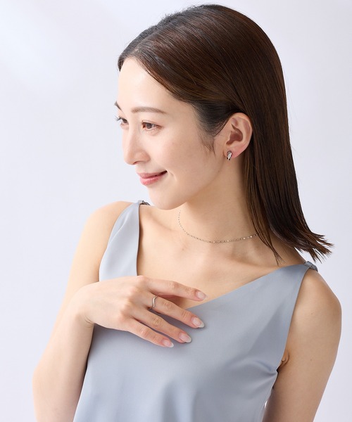 CALIN STANDARD(カリンスタンダード)の「◆金属アレルギー対応◆◆made in japan◆【痛くない】【落ちにくい】【片手で簡単】 ニュアンスライン マグネットイヤリング(イヤリング・レディース・ゴールド/シルバー・FREE)」の9枚目の写真