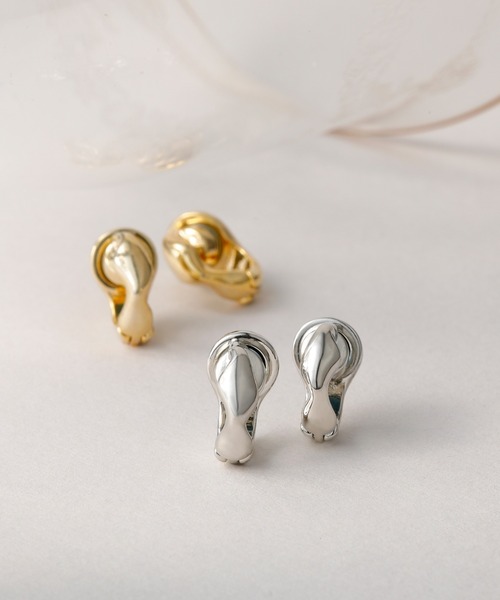 CALIN STANDARD(カリンスタンダード)の「◆金属アレルギー対応◆◆made in japan◆【痛くない】【落ちにくい】【片手で簡単】 ニュアンスライン マグネットイヤリング(イヤリング・レディース・ゴールド/シルバー・FREE)」の12枚目の写真