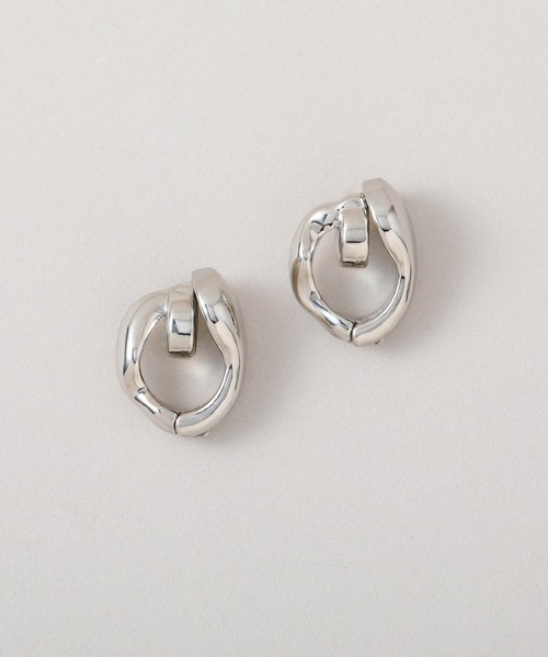 CALIN STANDARD(カリンスタンダード)の「◆金属アレルギー対応◆◆made in japan◆【痛くない】【落ちにくい】【片手で簡単】 ニュアンスライン マグネットイヤリング(イヤリング・レディース・ゴールド/シルバー・FREE)」の13枚目の写真