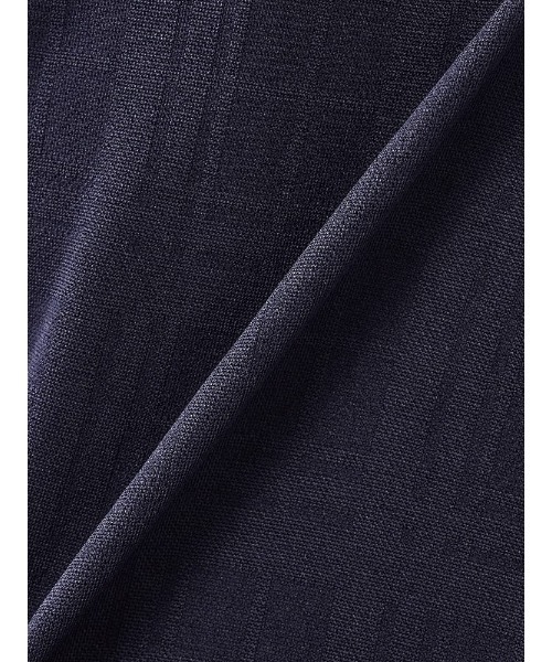Perfect Suit FActory（パーフェクトスーツファクトリー）の「シャドーチェック　BIZポロシャツ　カッタウェイ ブラック/ホワイト/ネイビー（ポロシャツ・メンズ・ホワイト/ネイビー/ブラック・S/M/L/LL）」の16枚目の写真