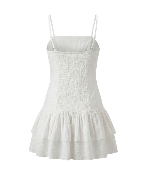 SCHISM INDUCING(スキズムインデューシング)の「COQUETTE MINI ONEPIECE WHITE(ワンピース・レディース・その他・FREE)」の3枚目の写真