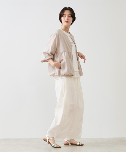 MELROSE claire（メルローズ クレール）の「【バルーンZIPブルゾン】（ブルゾン・レディース・ブラック/グレイッシュベージュ/ブラウン・FREE）」の10枚目の写真