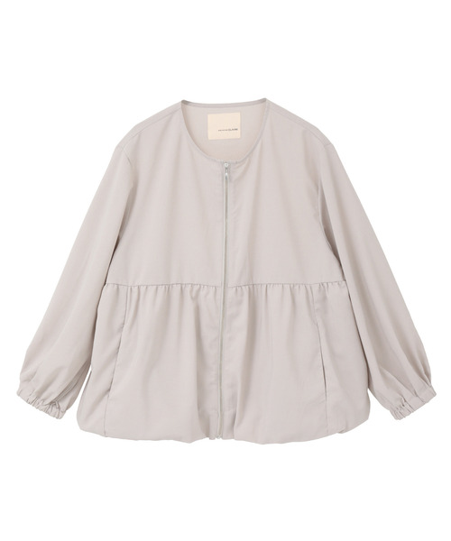 MELROSE claire（メルローズ クレール）の「【バルーンZIPブルゾン】（ブルゾン・レディース・ブラック/グレイッシュベージュ/ブラウン・FREE）」の12枚目の写真