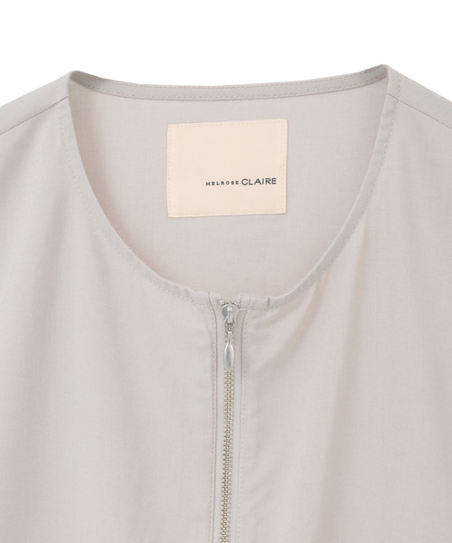 MELROSE claire（メルローズ クレール）の「【バルーンZIPブルゾン】（ブルゾン・レディース・ブラック/グレイッシュベージュ/ブラウン・FREE）」の14枚目の写真