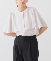 ケープブラウス