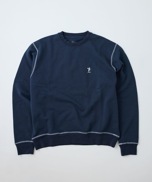 M TO R(ムウトアール)の「【DANCER】CREW SWEAT(スウェット・レディース・ネイビー・L/M)」の1枚目の写真