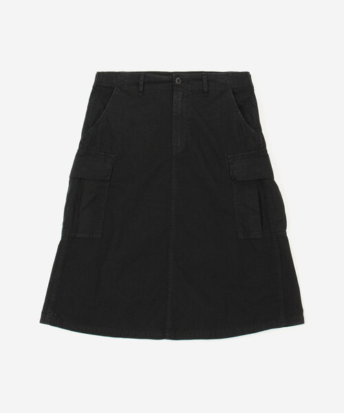 orSlow（オアスロウ）の「orSlow | 〈別注〉ARMY SKIRT BLACK WOMEN（スカート・レディース・ブラック・2/1）」の2枚目の写真