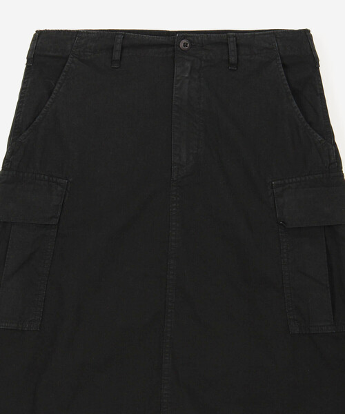 orSlow（オアスロウ）の「orSlow | 〈別注〉ARMY SKIRT BLACK WOMEN（スカート・レディース・ブラック・2/1）」の4枚目の写真