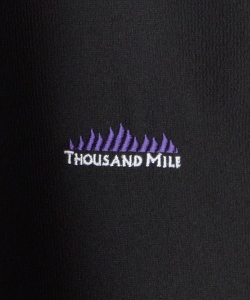 THOUSAND MILE(サウザンドマイル)の「THOUSAND MILE/サウザンドマイル SHORT SLEEVE T-SHIRT & LONG PANTS SET 2026年 夏 夏服(セットアップ・メンズ・ブラック・M/L/XL/XS)」の13枚目の写真