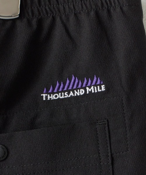 THOUSAND MILE(サウザンドマイル)の「THOUSAND MILE/サウザンドマイル SHORT SLEEVE T-SHIRT & LONG PANTS SET 2026年 夏 夏服(セットアップ・メンズ・ブラック・M/L/XL/XS)」の6枚目の写真