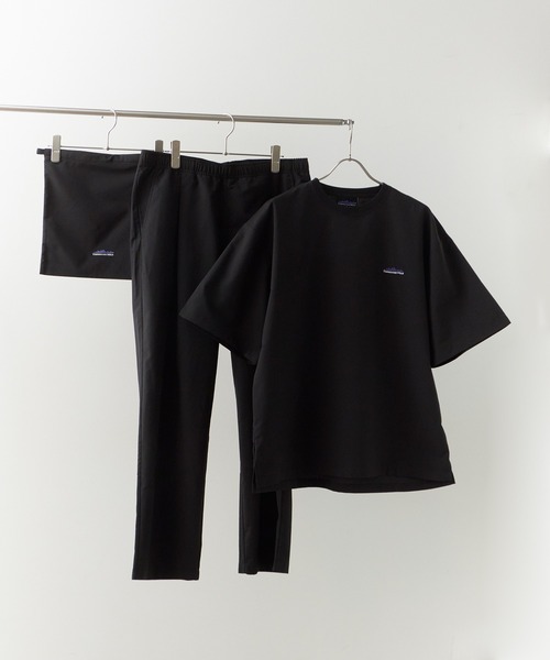 THOUSAND MILE(サウザンドマイル)の「THOUSAND MILE/サウザンドマイル SHORT SLEEVE T-SHIRT & LONG PANTS SET 2026年 夏 夏服(セットアップ・メンズ・ブラック・M/L/XL/XS)」の19枚目の写真