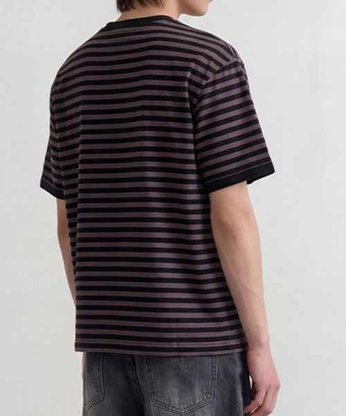 SAINTPAIN(セイントペイン)の「SAINTPAIN/フォーチュンボーダーT(Tシャツ/カットソー・メンズ・ブルー/ブラック・MEDIUM)」の5枚目の写真