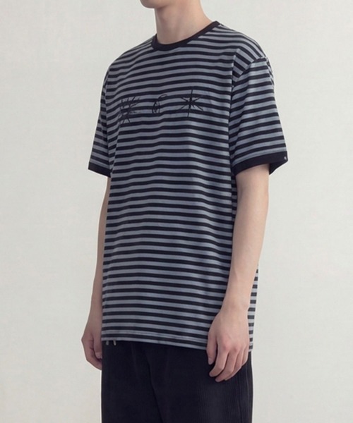 SAINTPAIN(セイントペイン)の「SAINTPAIN/フォーチュンボーダーT(Tシャツ/カットソー・メンズ・ブルー/ブラック・MEDIUM)」の7枚目の写真