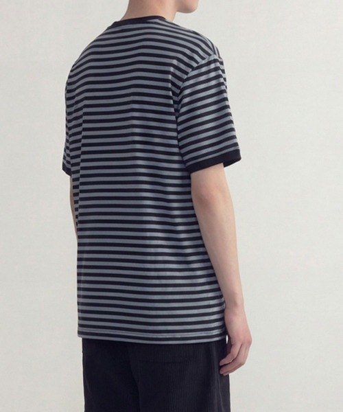 SAINTPAIN(セイントペイン)の「SAINTPAIN/フォーチュンボーダーT(Tシャツ/カットソー・メンズ・ブルー/ブラック・MEDIUM)」の8枚目の写真