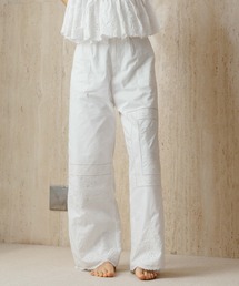LACE PATCHWORK PANTS/レースパッチワークパンツ