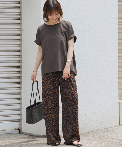 JOURNAL STANDARD relume(ジャーナルスタンダード レリューム)の「《追加》オーガニックコットン汗染み防止2WAY TEE(Tシャツ/カットソー・レディース・グレー/ブラック系その他/ホワイト/ライトグレー・FREE)」の5枚目の写真