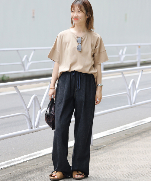 JOURNAL STANDARD relume(ジャーナルスタンダード レリューム)の「《追加》オーガニックコットン汗染み防止2WAY TEE(Tシャツ/カットソー・レディース・グレー/ブラック系その他/ホワイト/ライトグレー・FREE)」の20枚目の写真