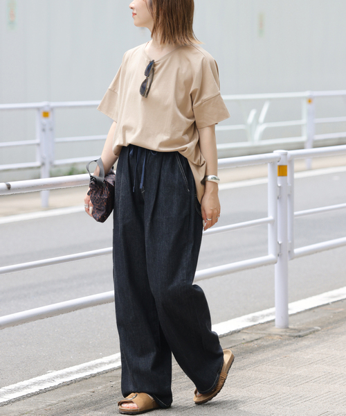 JOURNAL STANDARD relume(ジャーナルスタンダード レリューム)の「《追加》オーガニックコットン汗染み防止2WAY TEE(Tシャツ/カットソー・レディース・グレー/ブラック系その他/ホワイト/ライトグレー・FREE)」の21枚目の写真