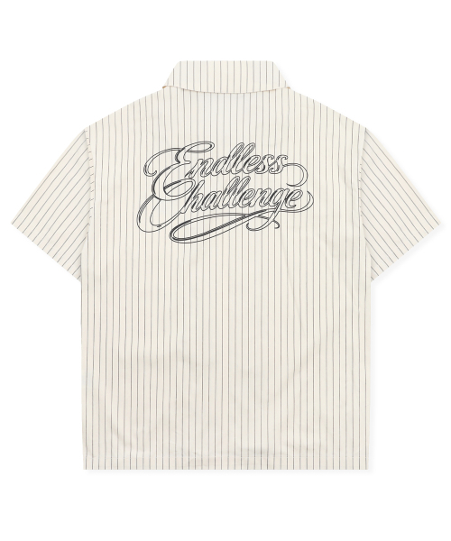 XTONZ(エクストーンズ)の「XTS043 ピンストライプクロップシャツ (クリーム)(シャツ/ブラウス・レディース・その他・MEDIUM/LARGE)」の5枚目の写真