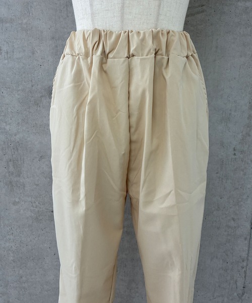 GLAMOROUS JANE(グラマラスジェーン)の「フリルトップス×ロングパンツ 2点セット(セットアップ・レディース・ベージュ/ブラック・M/L)」の11枚目の写真