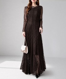 セール】レースラッフルドレス / lace raffle dress（ドレス