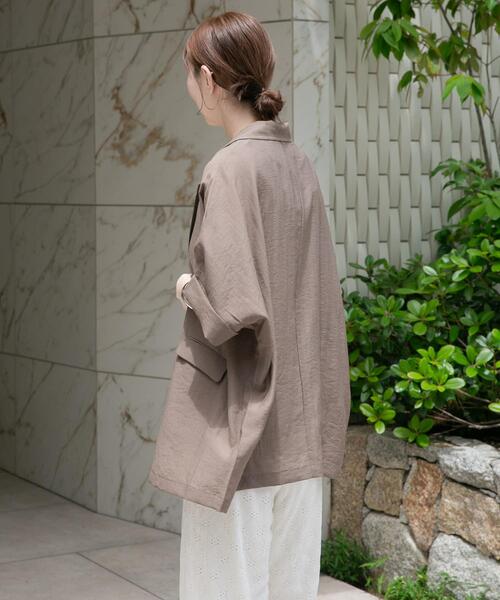 ITEMS URBANRESEARCH（アイテムズ アーバンリサーチ）の「『洗濯可』2WAYニットタンクトップ（ニット/セーター・レディース・ブラウン/オフホワイト/グリーン/ブラック・FREE）」の9枚目の写真