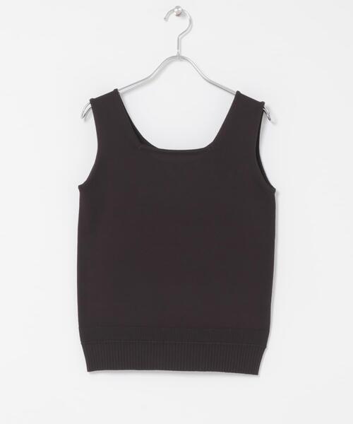 ITEMS URBANRESEARCH（アイテムズ アーバンリサーチ）の「『洗濯可』2WAYニットタンクトップ（ニット/セーター・レディース・ブラウン/オフホワイト/グリーン/ブラック・FREE）」の19枚目の写真